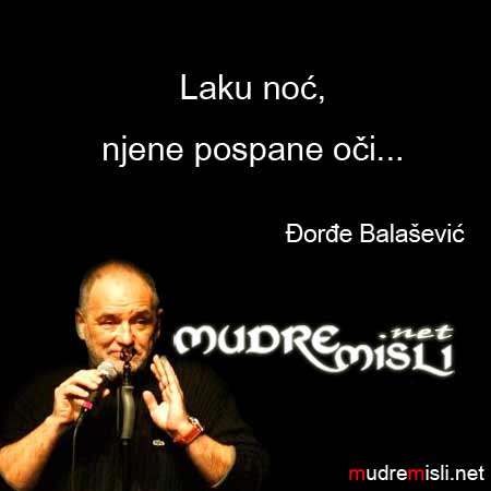 Laku noć... njene pospane oči!